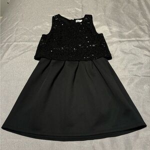 Epic Threads Black Pleated A-Line Dress